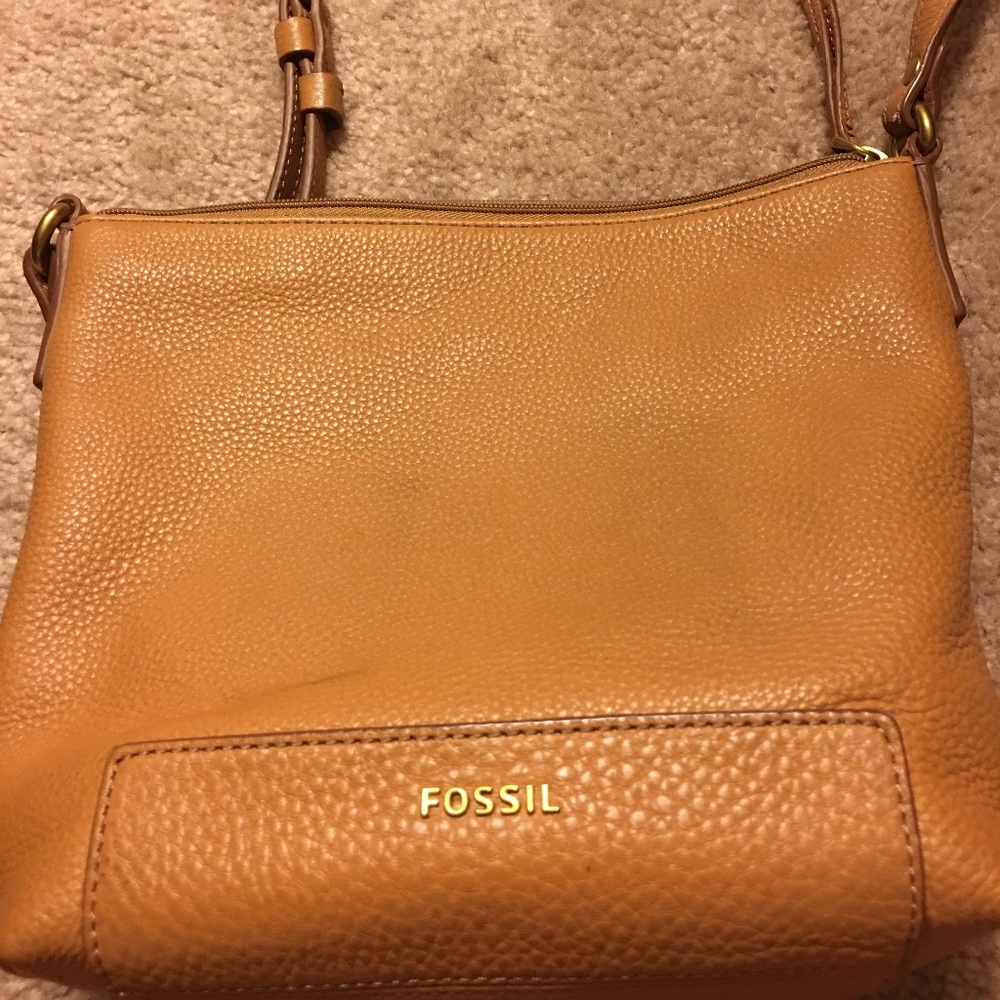 Fossil leather hobo bag